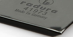 radura merkmal schriftzug